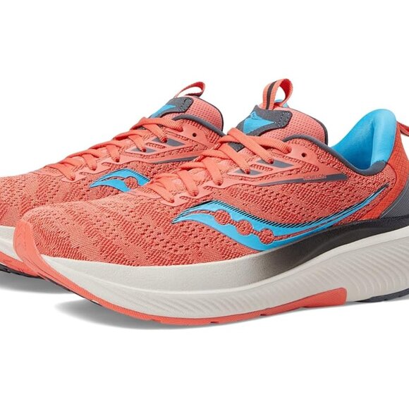 NEW Saucony Echelon 9 Running Shoes Sneakers W SZ8.5 Coral/Ocean - Picture 7 of 9
